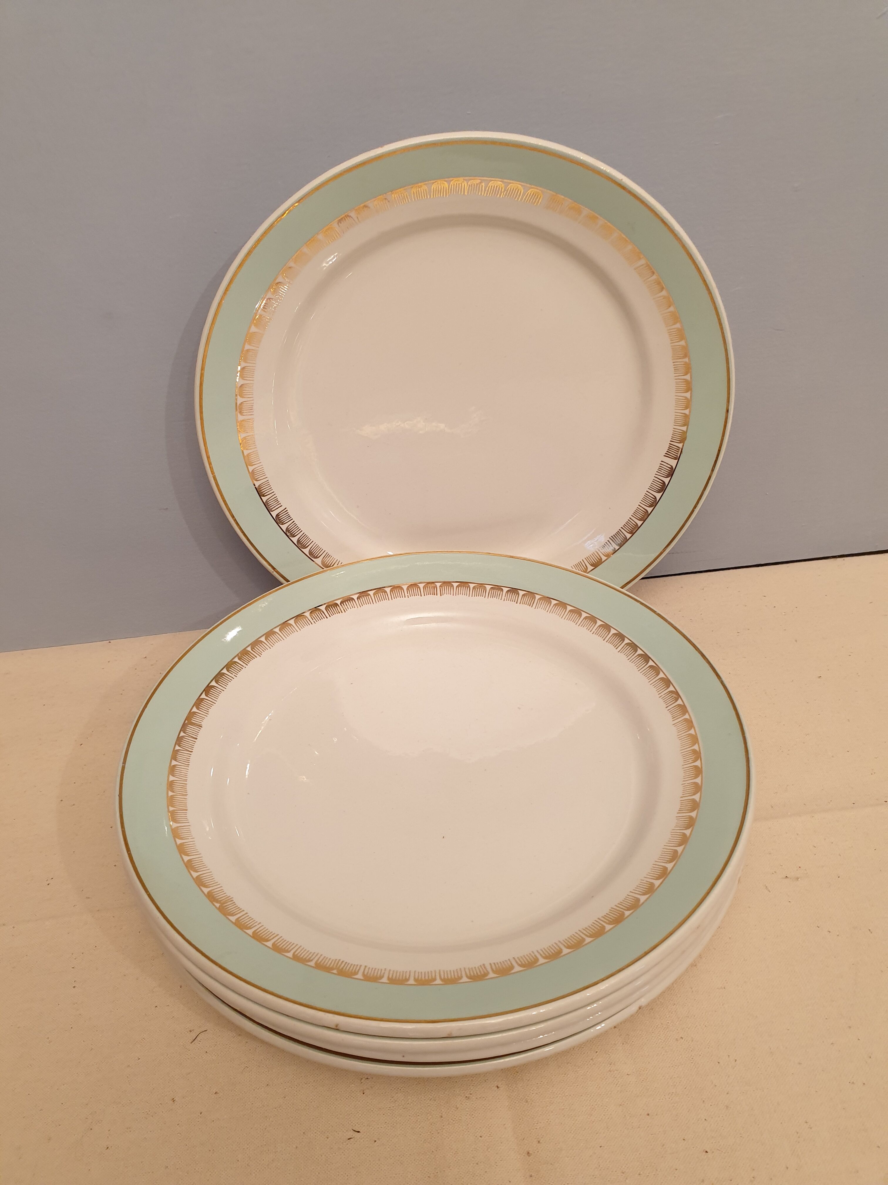 Suite de 5 assiettes Lunéville