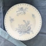 Hollow plates Flora of Sarreguemines - lot of 5