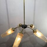 5 light chandelier 1970