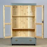 Pine display cabinet, 1930's