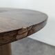 Circular side table from the 1930s in the style of Jules LELEU.