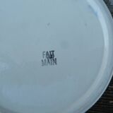 Small vintage Breton ceramic handmade dish