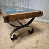 Vintage tile-top coffee table, 1970s, Europe