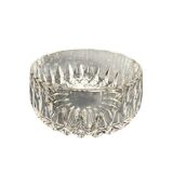 Vintage, 20th century cut crystal trinket dish