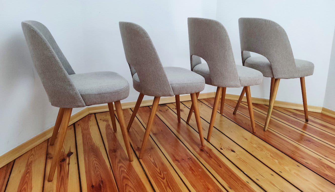 Set of Four Chairs by O. Haerdtl for TON, Czechoslovakia, 1960s