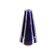 Pyramid vase Art Deco Moulin des Loups & Hamage Nord - blue and silver - Ref 959