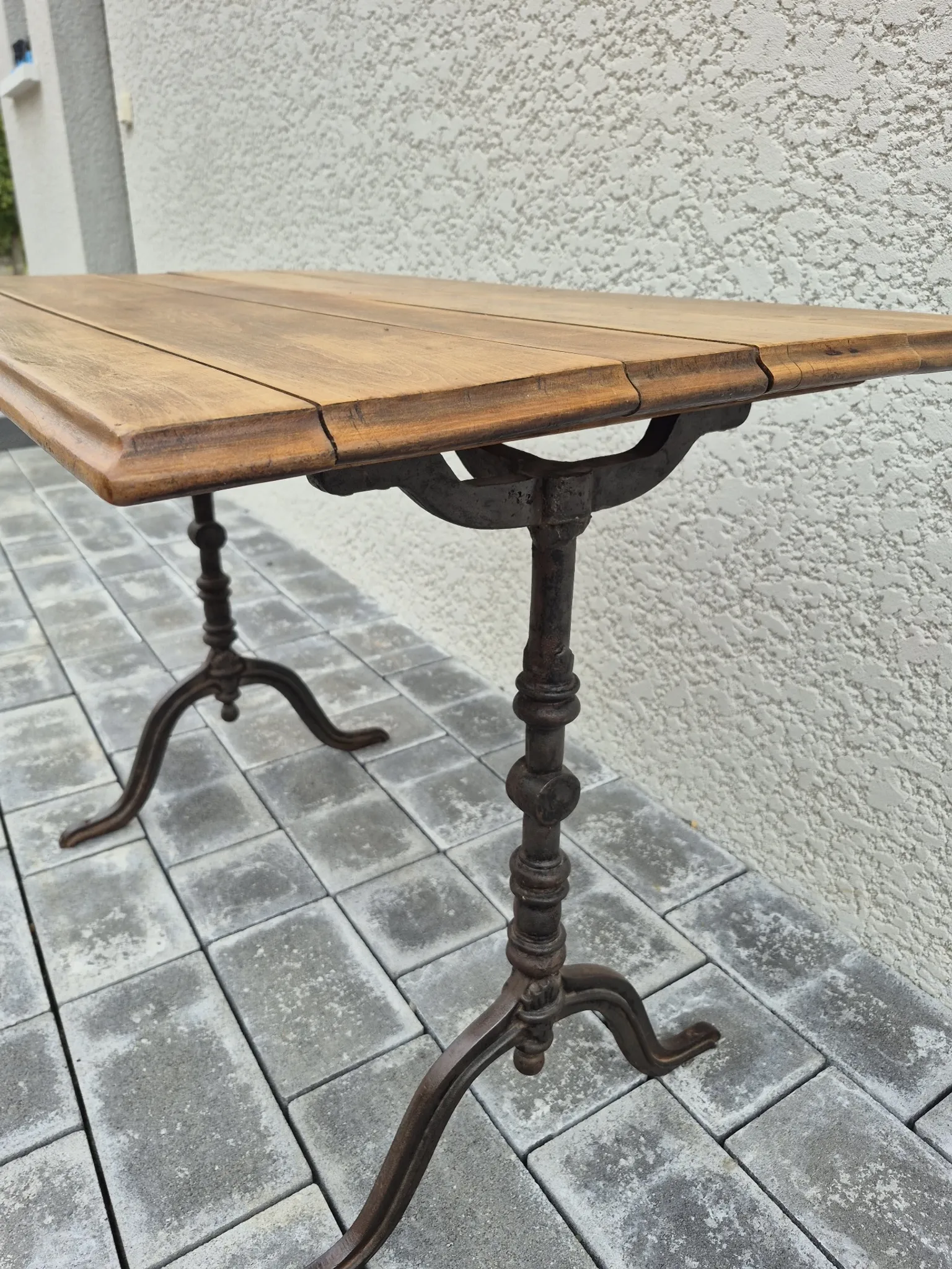 Old bistro table