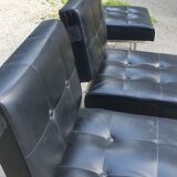 Armchairs 'capiton' black