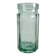 Vintage faceted glass jar vase