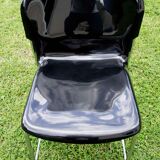 SM 400 chair, Gerd Lange, black and chrome, 70s