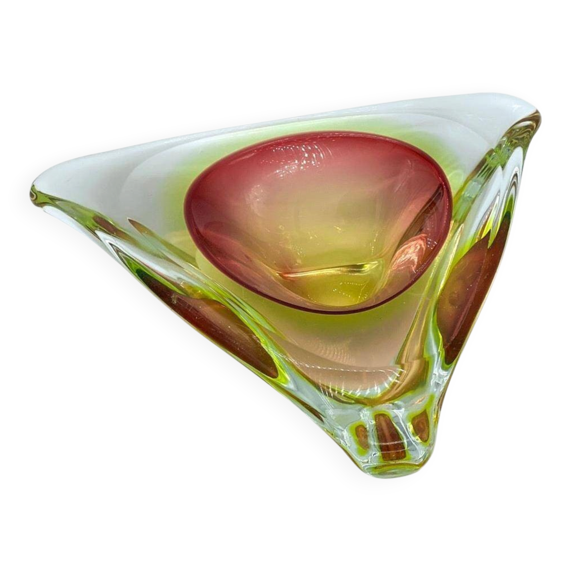 Vintage Murano  "Sommerso" Glass for Coffee table , Bookcase , Shelf