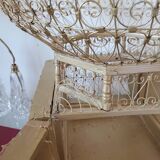 Large golden bird cage