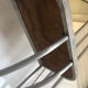 Vintage aluminum coat rack
