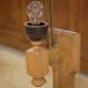 Oak bedside table by Guillerme and Chambron for Your House 1950s