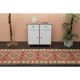 1970s Vintage Turkish Oushak Handmade Orange Runner Rug  91x361