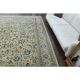 1960s Vintage Persian Handmade Wool Cotton Beige Area Rug 292x395