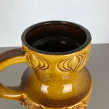 Large Pottery Super Fat Lava Multi-Color 485-45 "Onion" Vase by Scheurich, 1970s