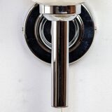 Pair of chrome wall lights