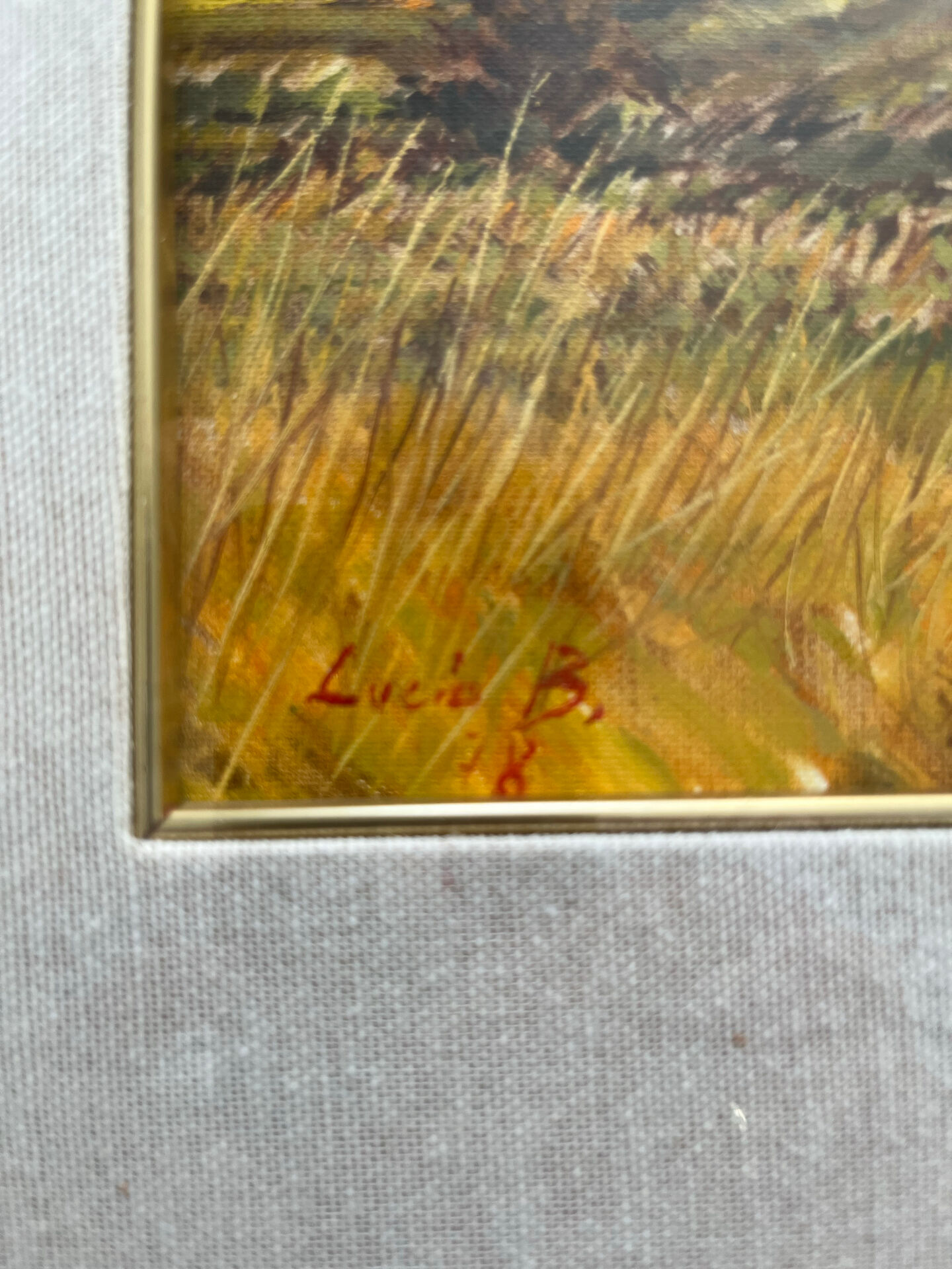 Tableau huile sur toile