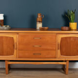 Retro Teak 1960s Jentique Sideboard On Sledge Legs