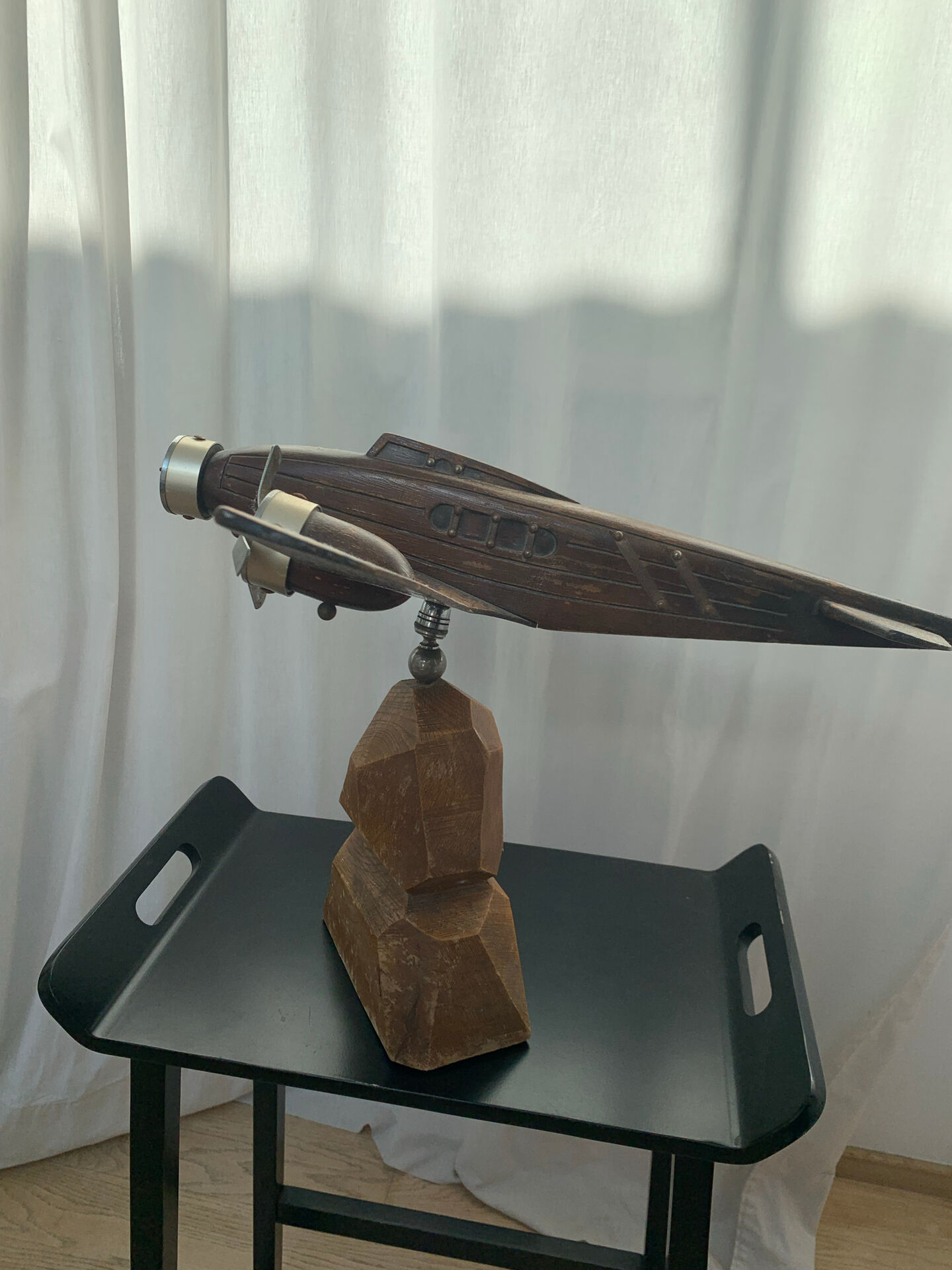 Wooden airplane