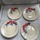 Dessert plates decorated with HBCM roses