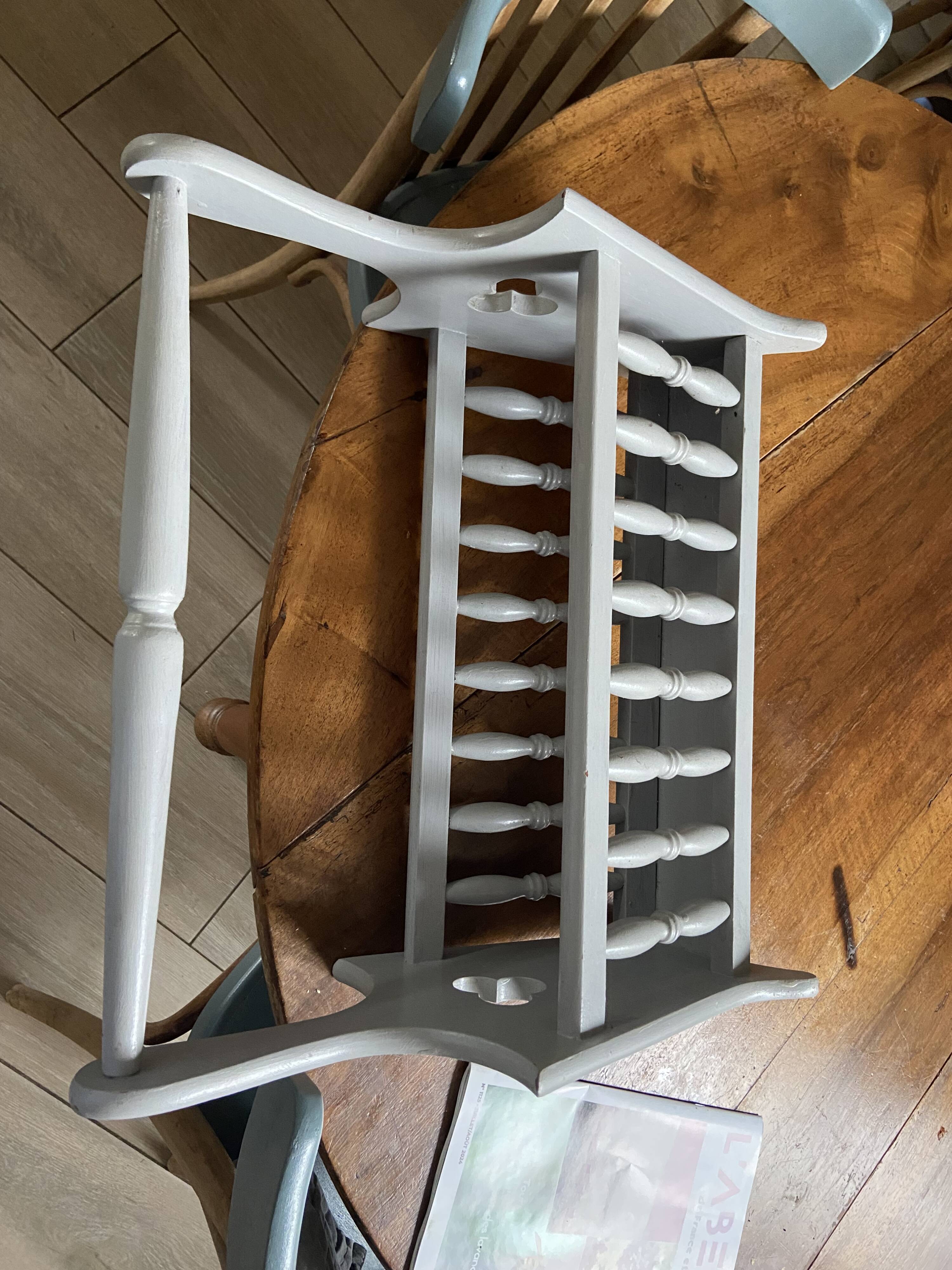 Antique vintage magazine rack