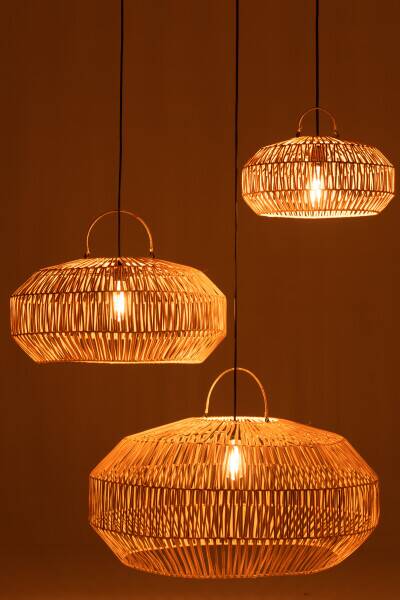 Rattan pendant light