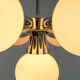 Lustre spoutnik 7-lumières, années 1960, excellent état