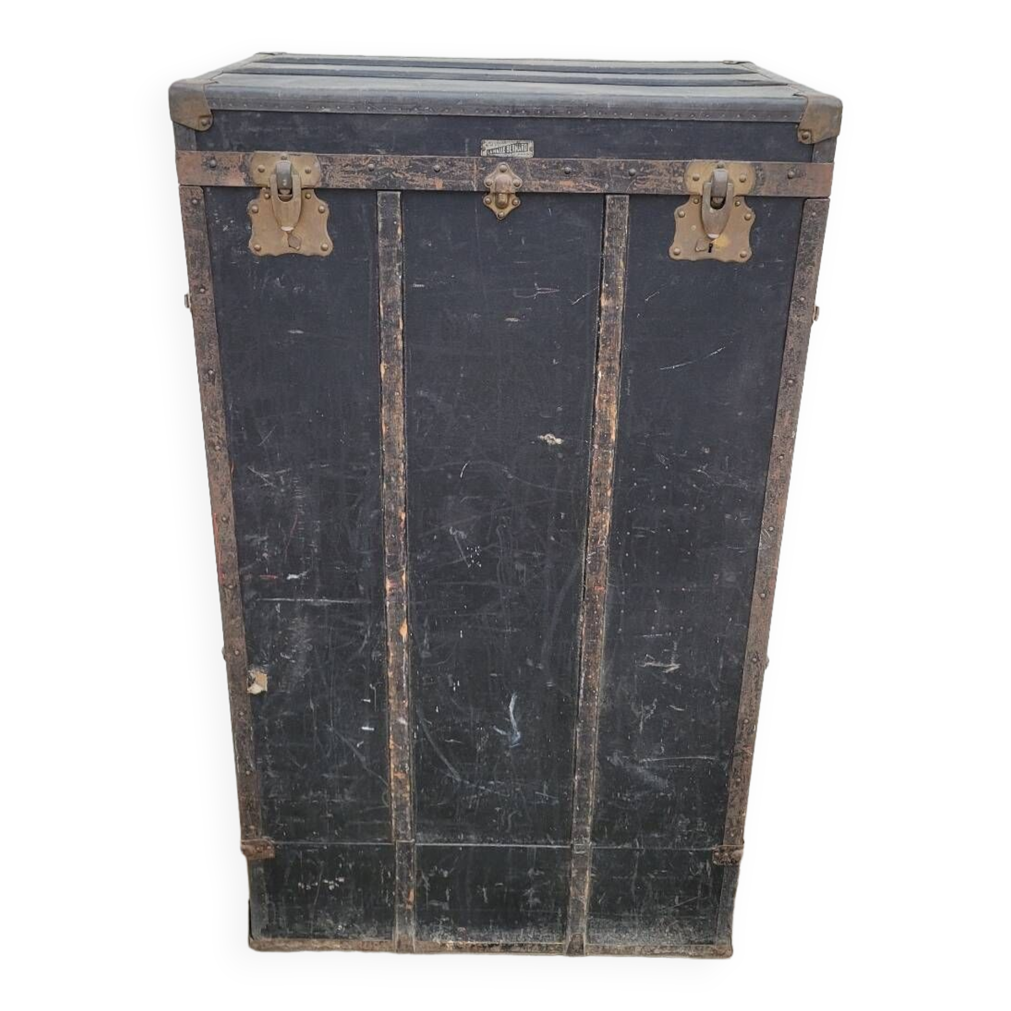 Malle cabine de la marque "La Malle Bernard" Paris -1900s