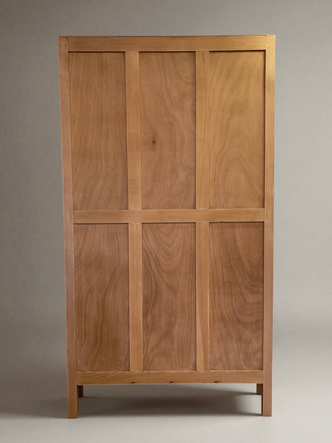 Parisian-style pine wardrobe, renovated