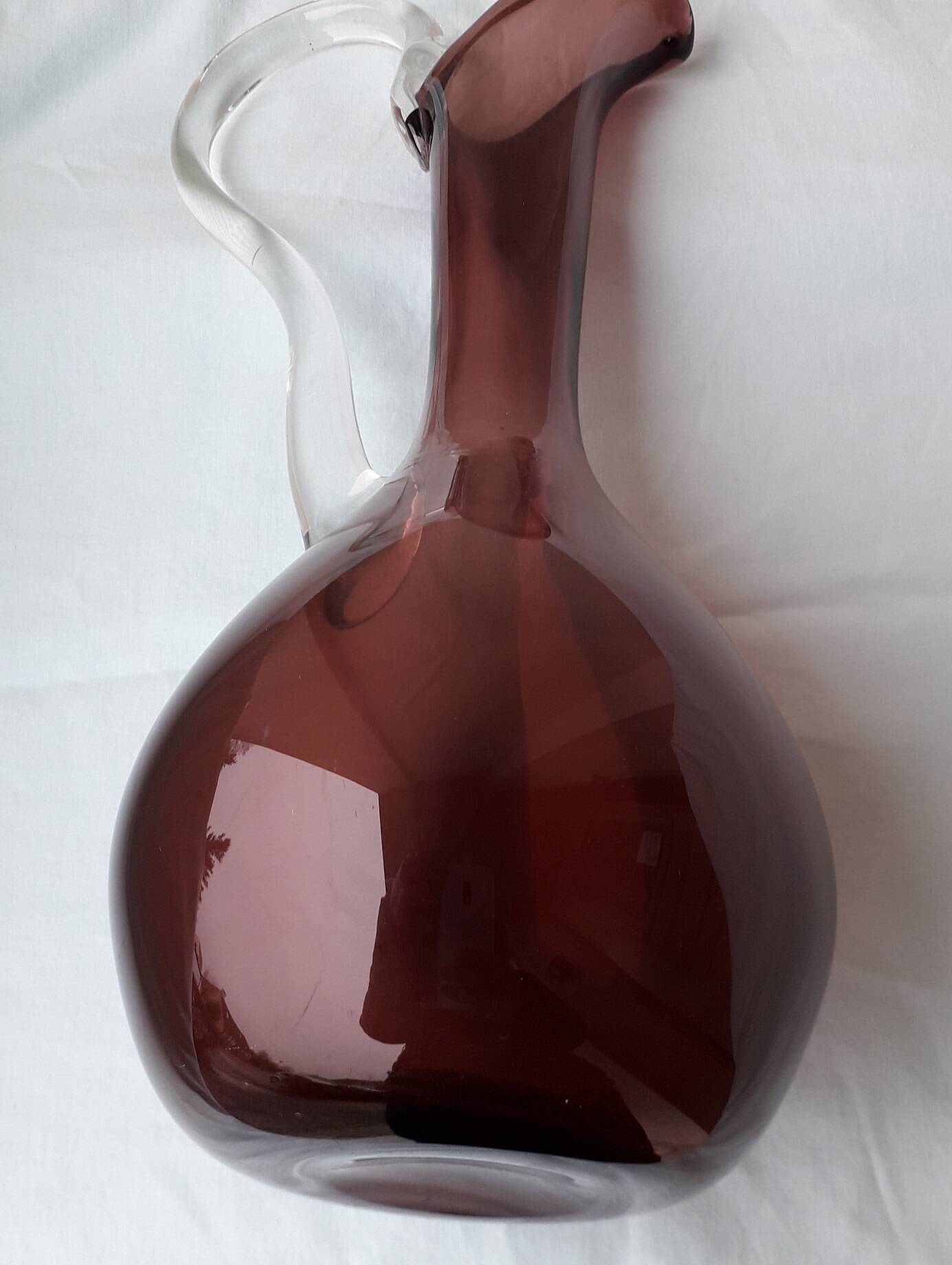 Blown glass jug