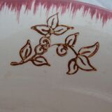 Longwy earthenware basket decorated Marseille around 1930