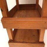 Vintage wooden rolling dessert