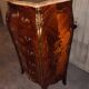 Chiffonnier en marqueterie fleurie de style Louis XV