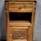 Louis XVI style walnut nightstand or bedside table circa 1900