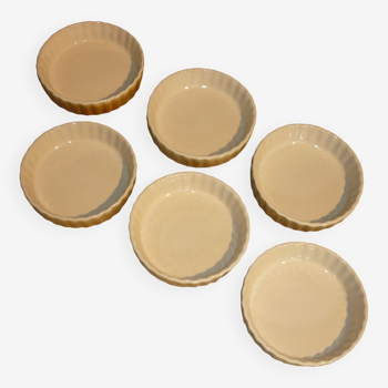 Set of 6 individual tart molds