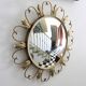 Brass “Witch’s Eye” Sun Mirror, Deknudt, 1950-60