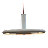 White XL Fog & Morup Optima Pendant Lamp: Hans Due Design, Denmark 1970s