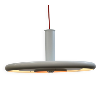 White XL Fog & Morup Optima Pendant Lamp: Hans Due Design, Denmark 1970s