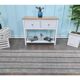 1970s Grey Natural Turkish Hand-Knotted Runner Rug 79x270