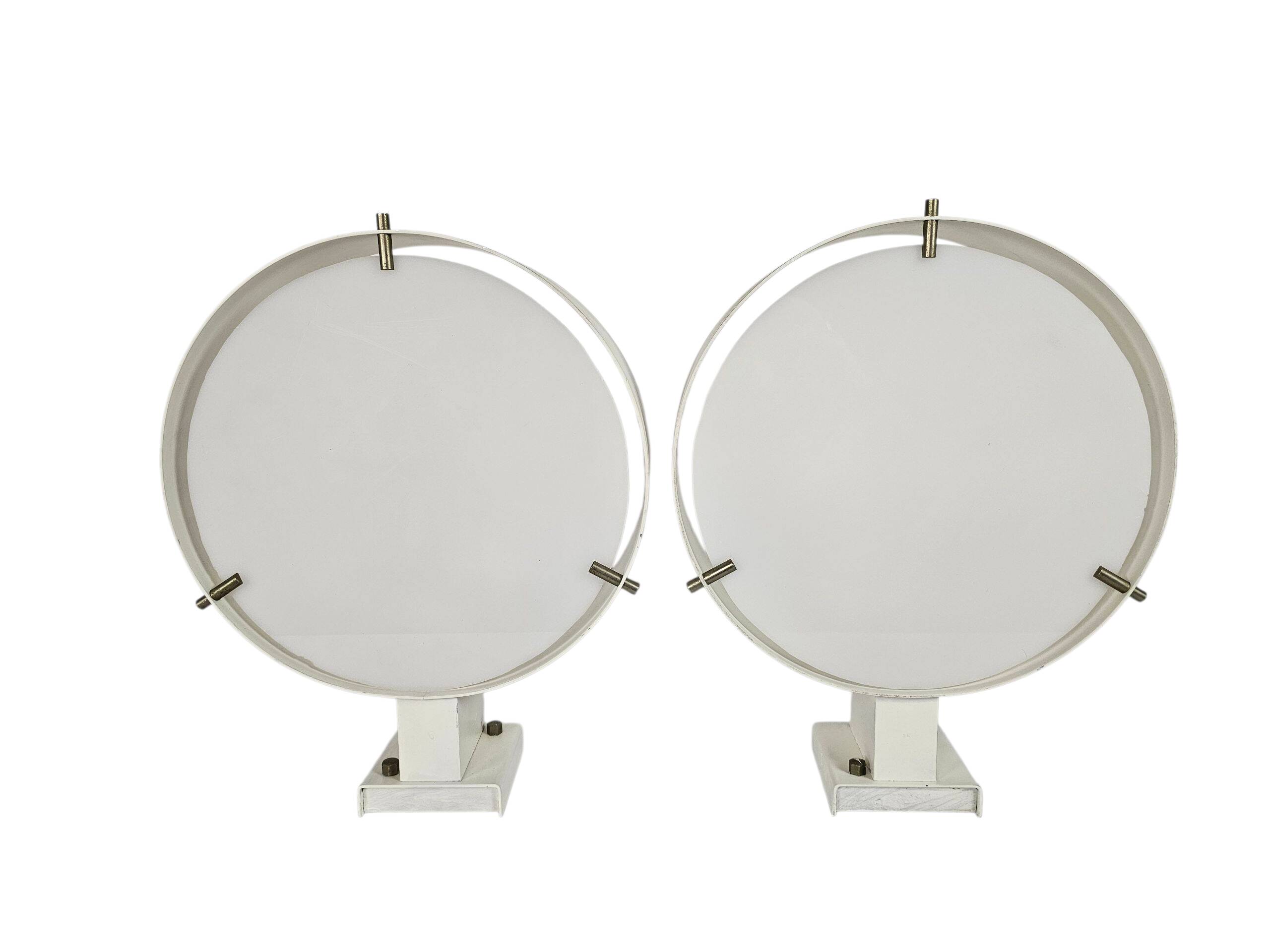 Stilnovo by Bruno Gatta - wall lamps (2) - metal - 60's
