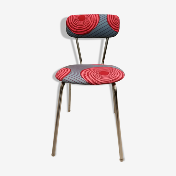 Wax fabric chair