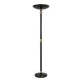 Lampe de sol moderne, années 1980, laiton et métal – vintage