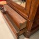 Old mahogany veneer cabinet