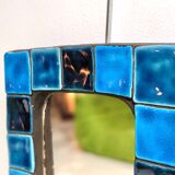 Miroir mural en céramique émaillé, 23.5 cm de Mithé Espelt