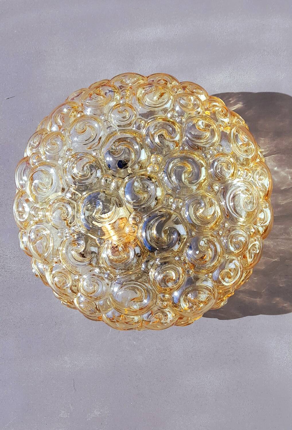 Ceiling light Helena Tynell snails 70s