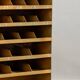 Industrial shelving unit with compartments