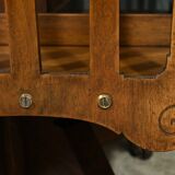 Revolving Walnut Bookcase, stamped G.Lancelin – 1900