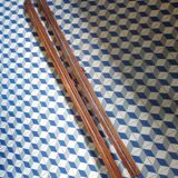 Pair of old wooden skis L=200 cm